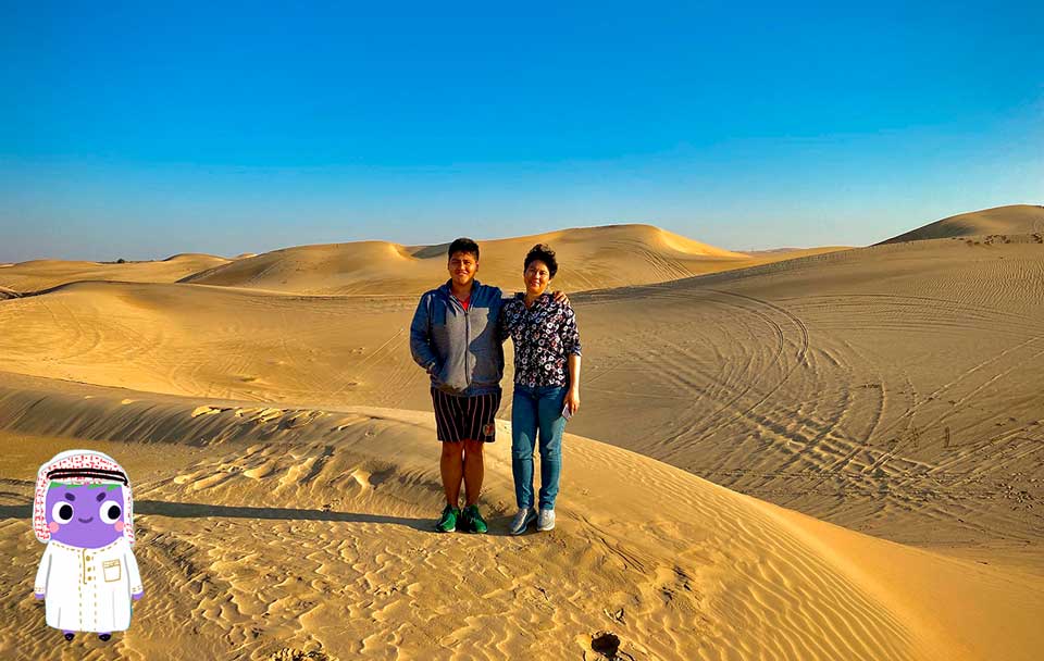 safari en el desierto de abu dhabi