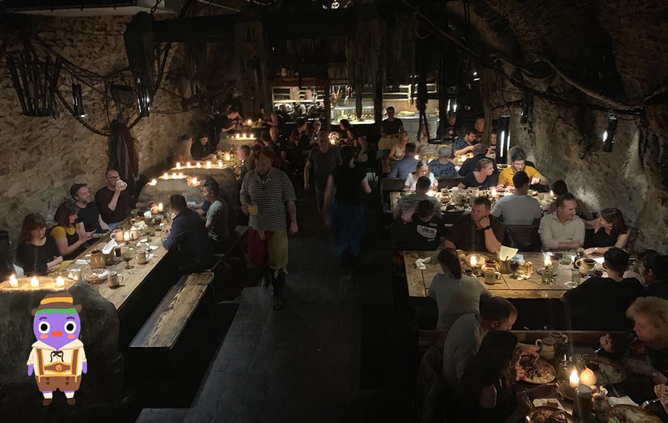 Taverna medieval en Praga en tres dias