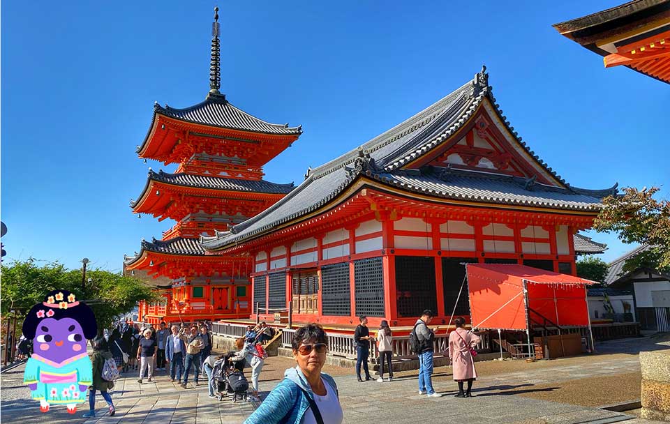 Templo Kiyomizu dera en kioto