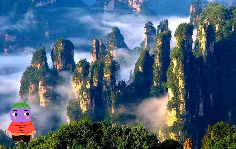 montañas de avatar en zhangjiajie