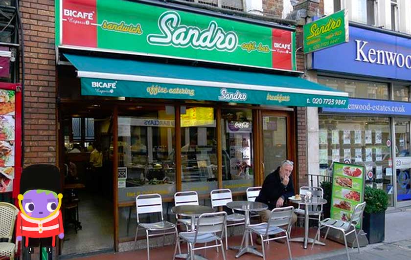 Sandro Sandwich Bar Londres
